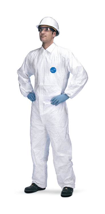 Tyvek 500 Industry, L, weiss Tyvek Schutzanzug mit Kragen ohne Kapuze, einzelver