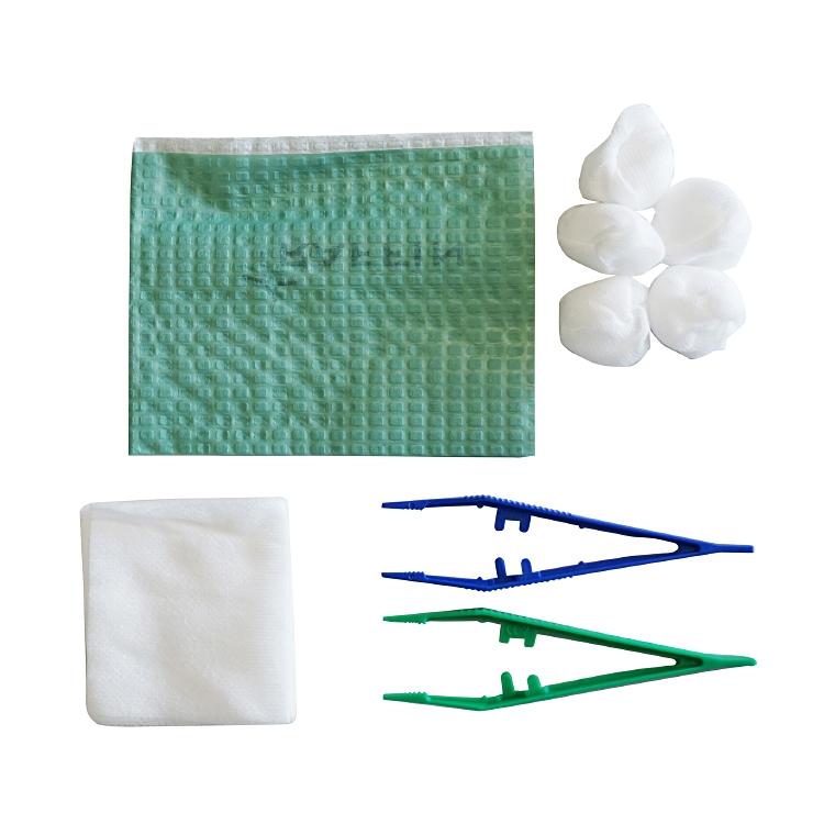 Verbandwechselset Nr 8 steril 1 Blisterpackung 15.5x19.5 cm mit 4 Unterteilungen