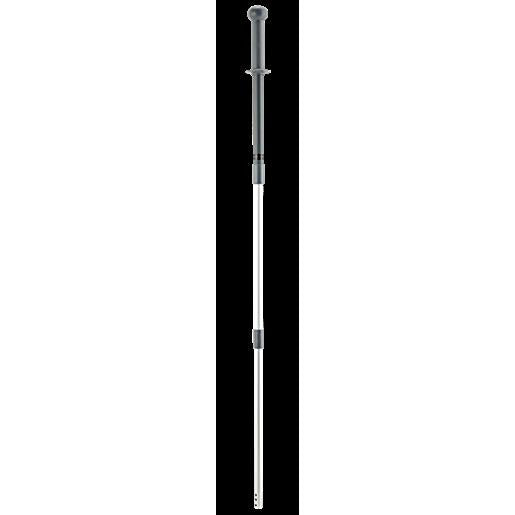 Teleskopstiel aus Aluminium D 35mm, L 580-1390mm, grau Klick-System