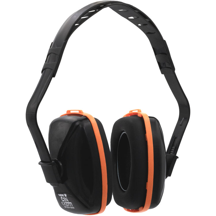 NERI C1N Kapselgehörschutz Schwarz/orange, SNR 29 ABS-Kunststoff