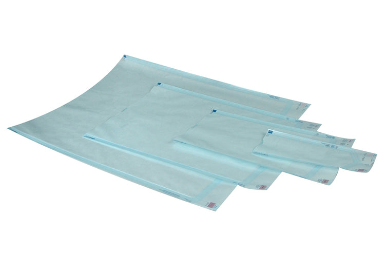 Klarsichtseitenfaltenschlauch Papier/Folie 25 x 6,5 cm Rolle à 100m