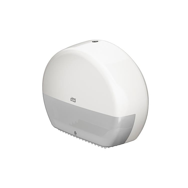 Toilettenpapierspender Tork Elevation T2 Mini Jumbo, weiss L 345xH 275xT 132 mm,