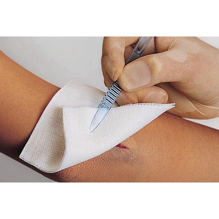 Vliwasoft 10x10cm steril/2 75 x 2 Stk. / Dispenser 4-fach