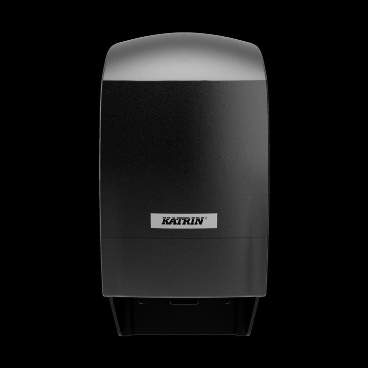 KATRIN Toilettenpapierspender Kunststoff schwarz 312 x 152 x 172mm