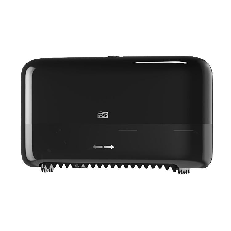 Tork Toilettenpapierspender T7 Krt. à 1Stk, Kunststoff, Midi 207x360x130mm, schw
