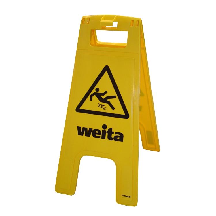 Warnschild Rutschgefahr gelb 27.5 x 3.5 x 56.5 cm