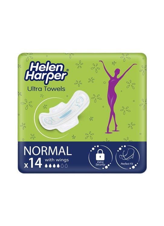 Helen Harper Towel Binden Beutel à 14 Stk., Normal mit Flügeln