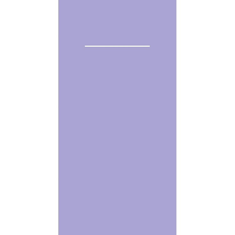 Pocket-Napkins: BASIC  LILA Pack à 75 Stück 40 x 40 cm 1/8 Falz Linclass