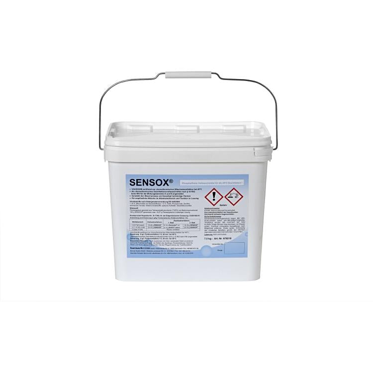 Sensox 7.5kg Vollwaschmittel phosphatfrei, Pulver für 40°C Desinfektion