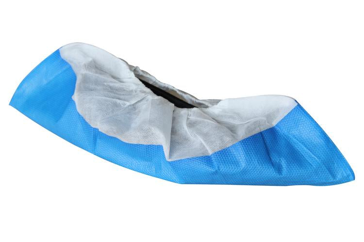 Ueberschuh  weiss blau Beutel à 100 Stück, PLP+PE Grösse 41 (L) x 17 cm