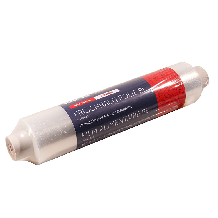 WF Premium PE perf. 35x35 500m perforiert, 9.5my eingeschrumpft