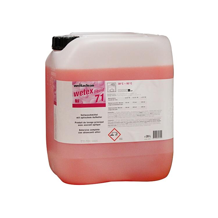 Wetex Liquid 71 - 20 L Kanister à 20 Liter Vollwaschmittel mit optischem