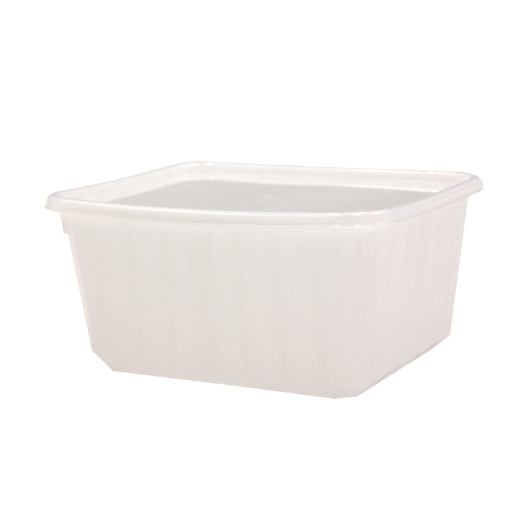 Mehrwegbox ZERO 750ml Karton à 200 Stk, PP, transp. 140x116x68mm, inkl. Deckel