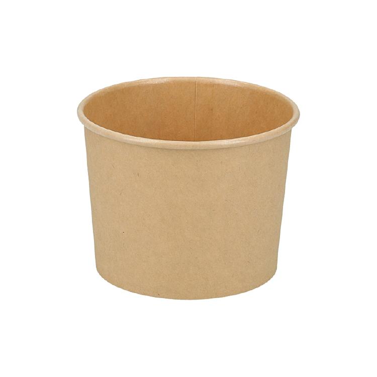 Suppenschale VERIVE 350ml Pack à 50 Stk., Pappe/PLA D 96/80mm, H71mm, braun