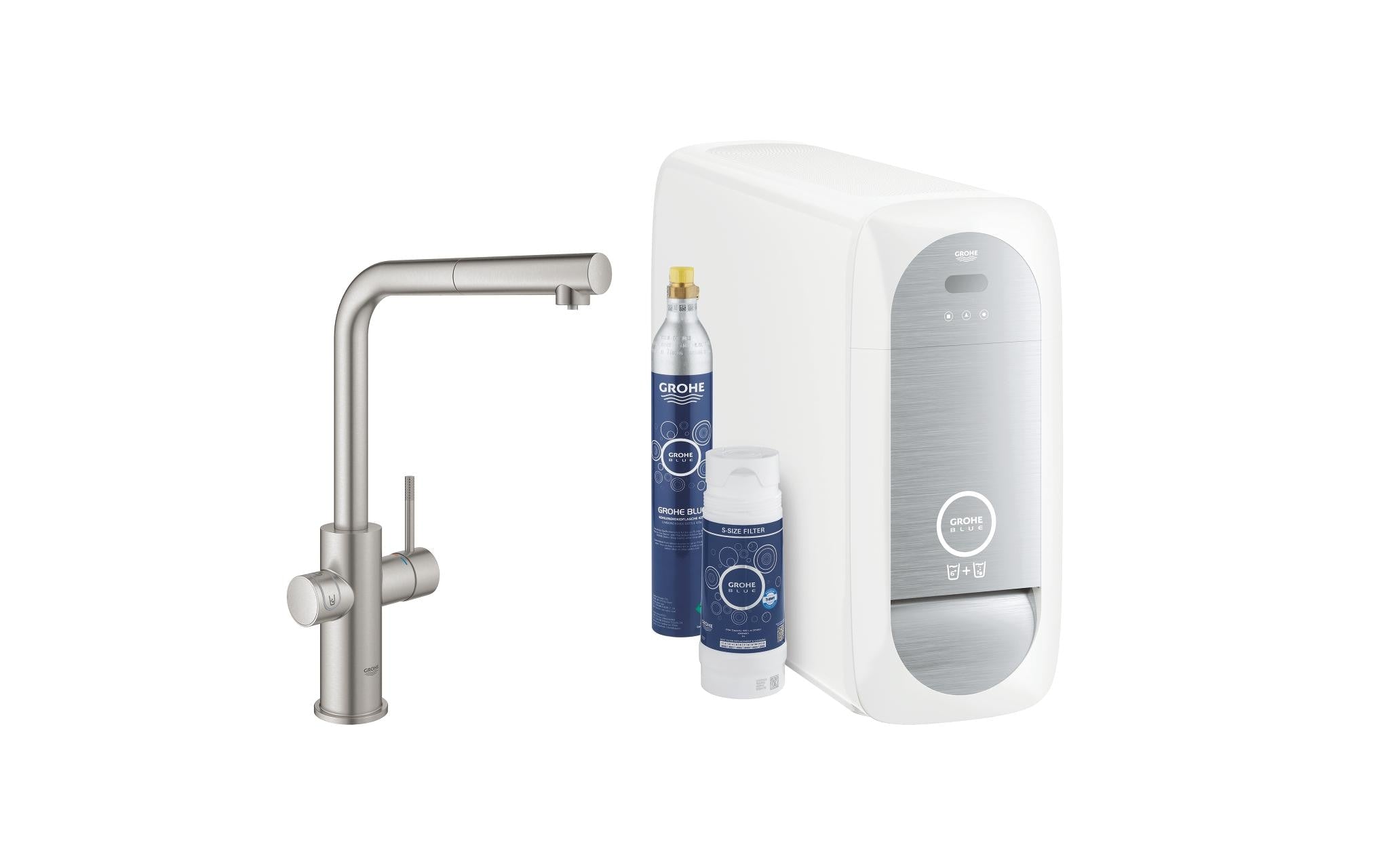 GROHE Küchenarmatur Blue Home L-Auslauf Starter Kit
