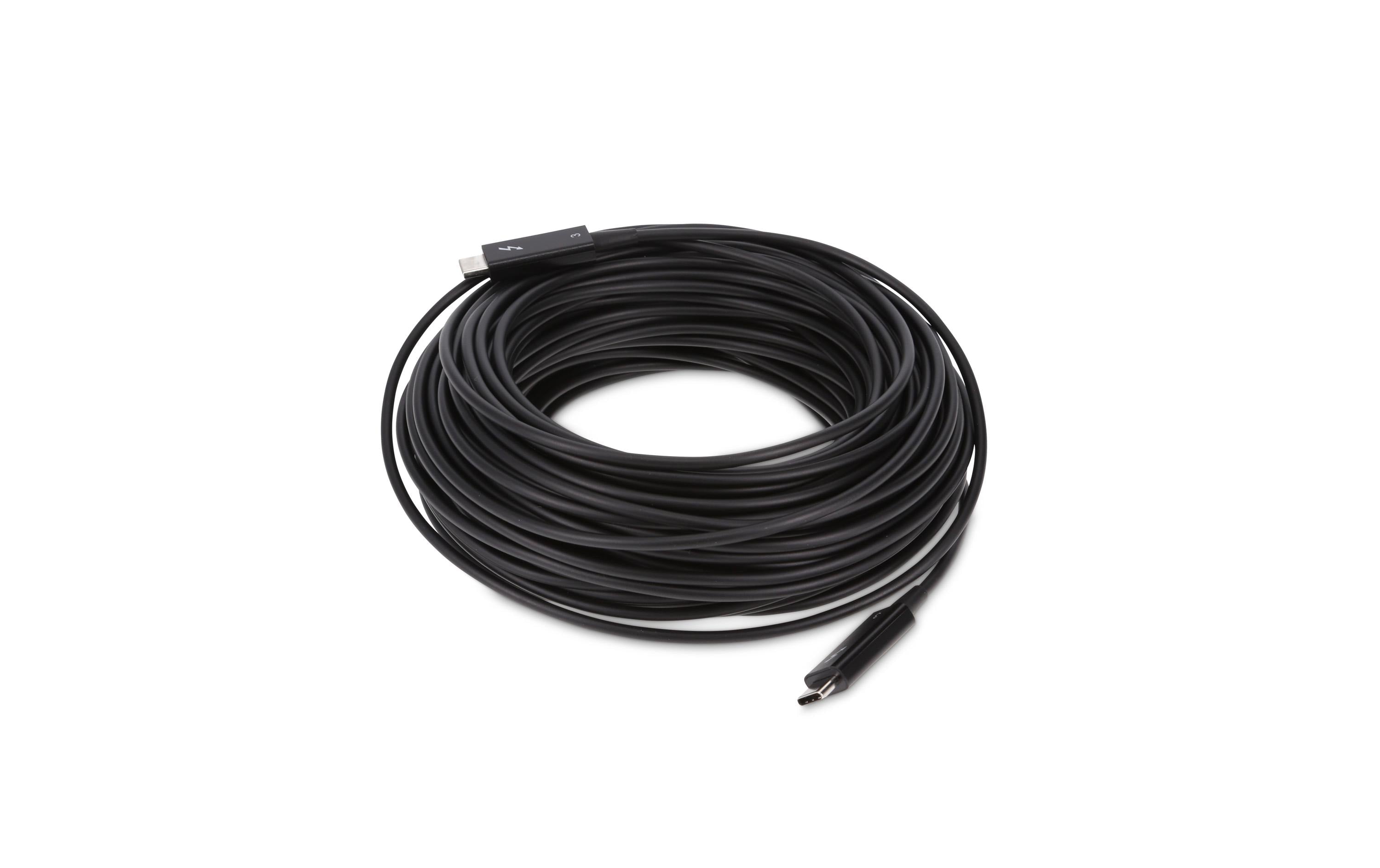 LMP Optisches Kabel Thunderbolt 3 - Thunderbolt 3, 25 m, Schwarz