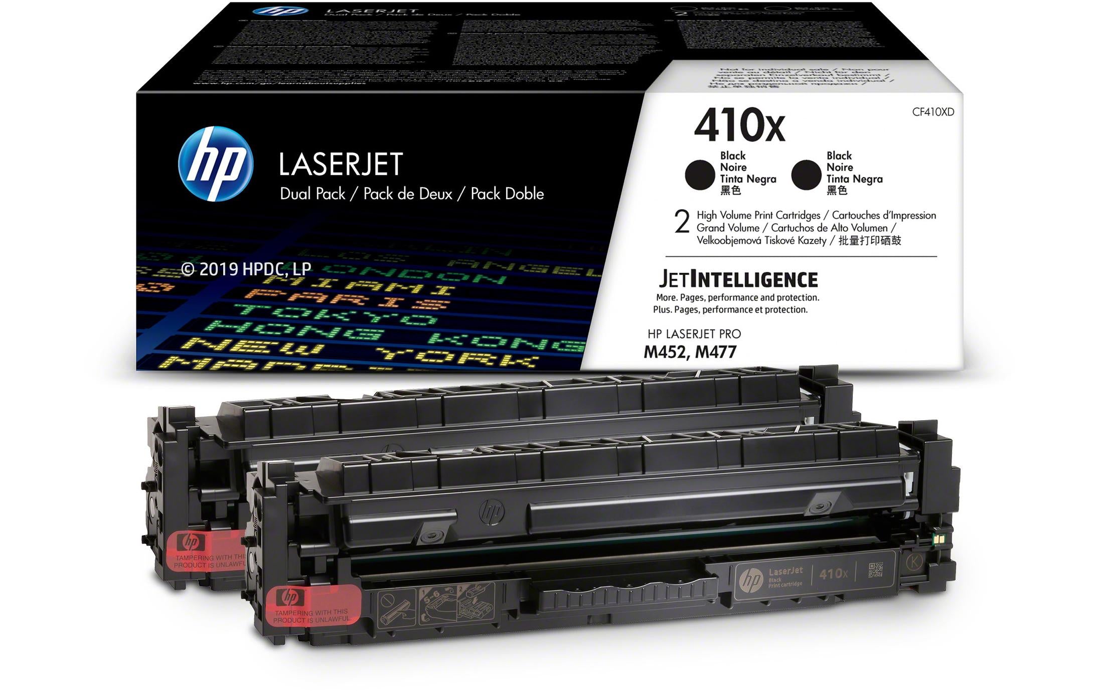 HP Toner Nr. 410X (CF410XD) Black 2er-Pack