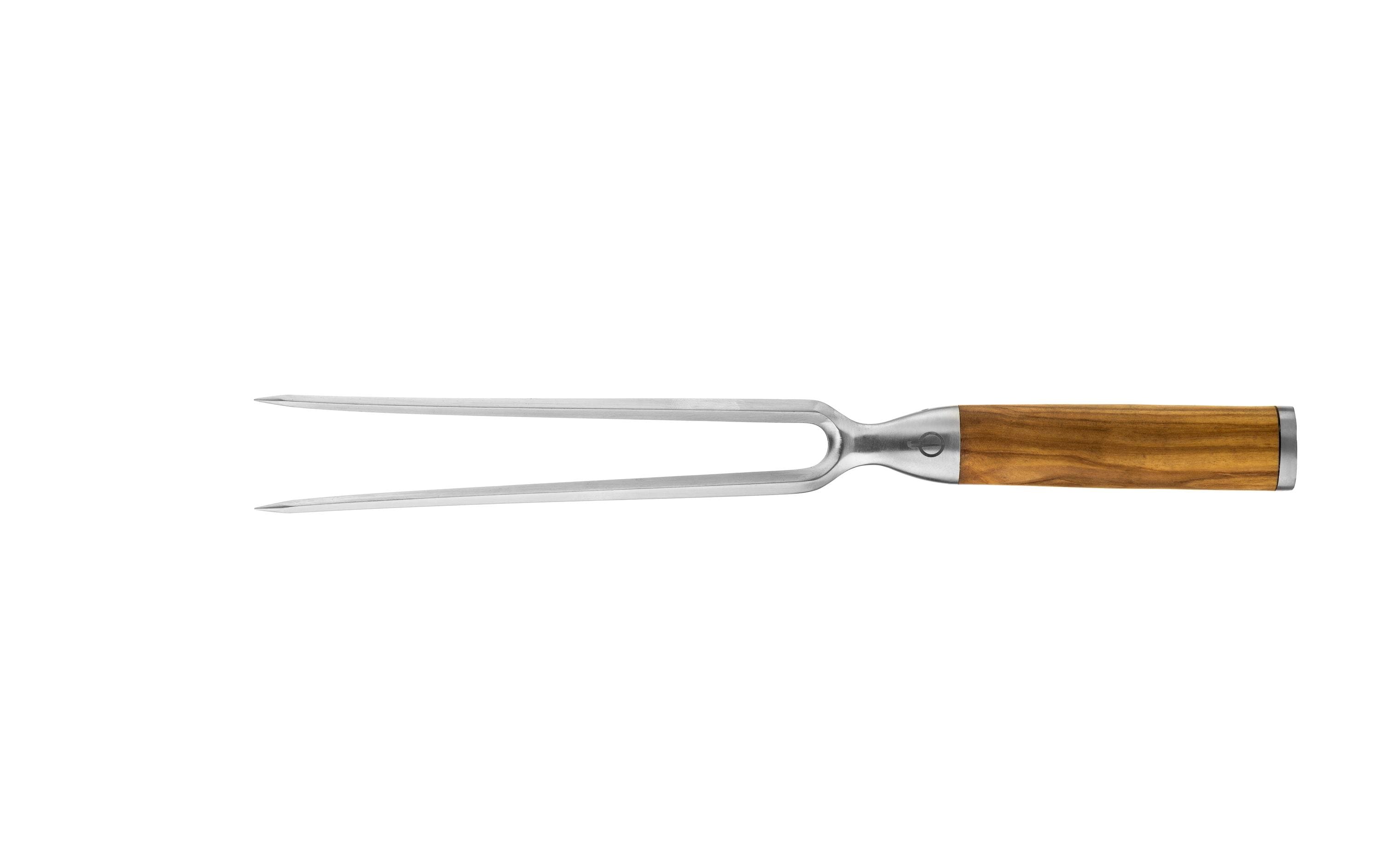 Forged Tranchiergabel Olivenholz