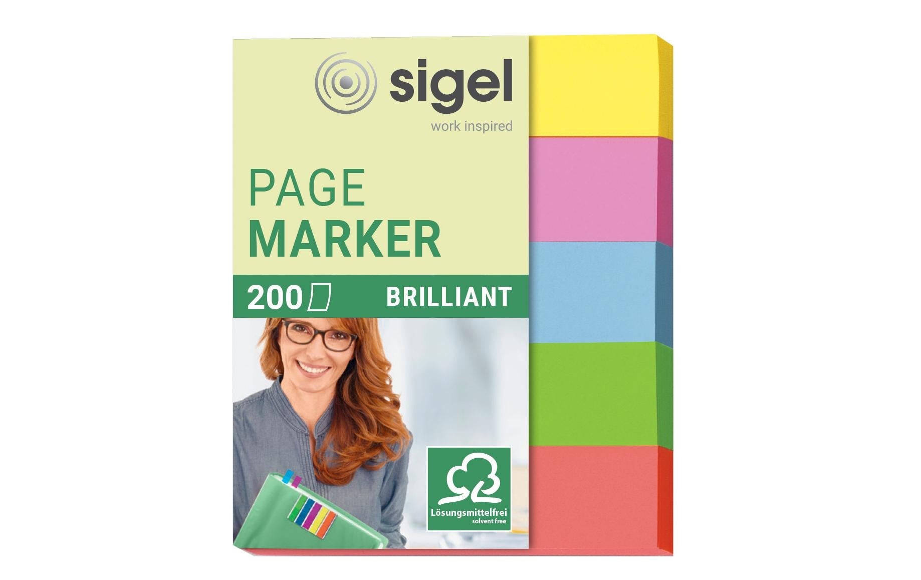 Sigel Page Marker Brillant Mini 200 Stück, Mehrfabrig