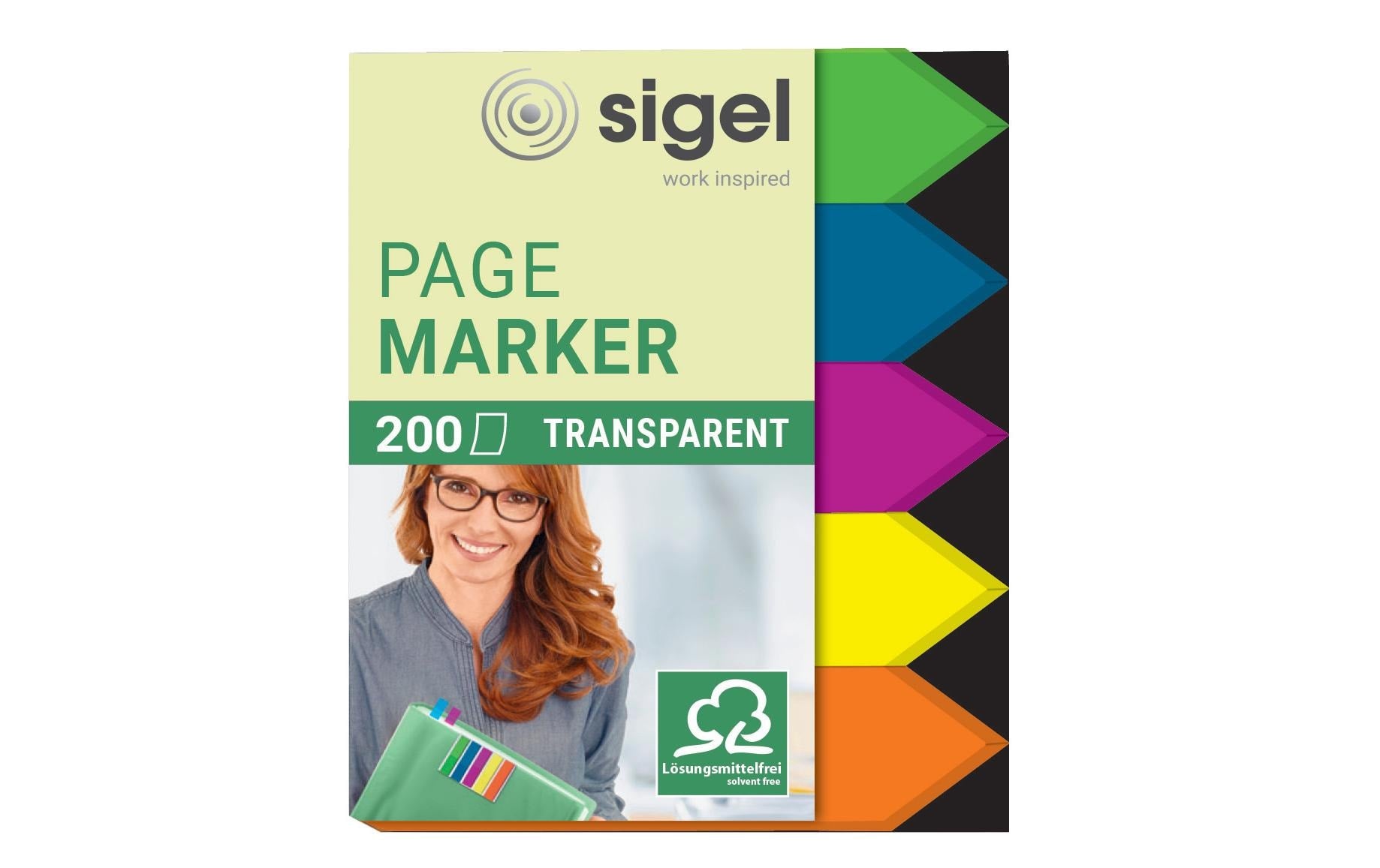 Sigel Page Marker Pfeil 200 Stück, Mehrfabig