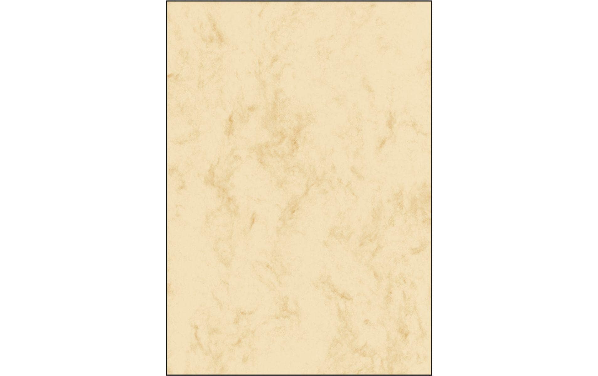 Sigel Motivpapier Marmor-Papier A4, 200 g, 50 Blatt, Beige