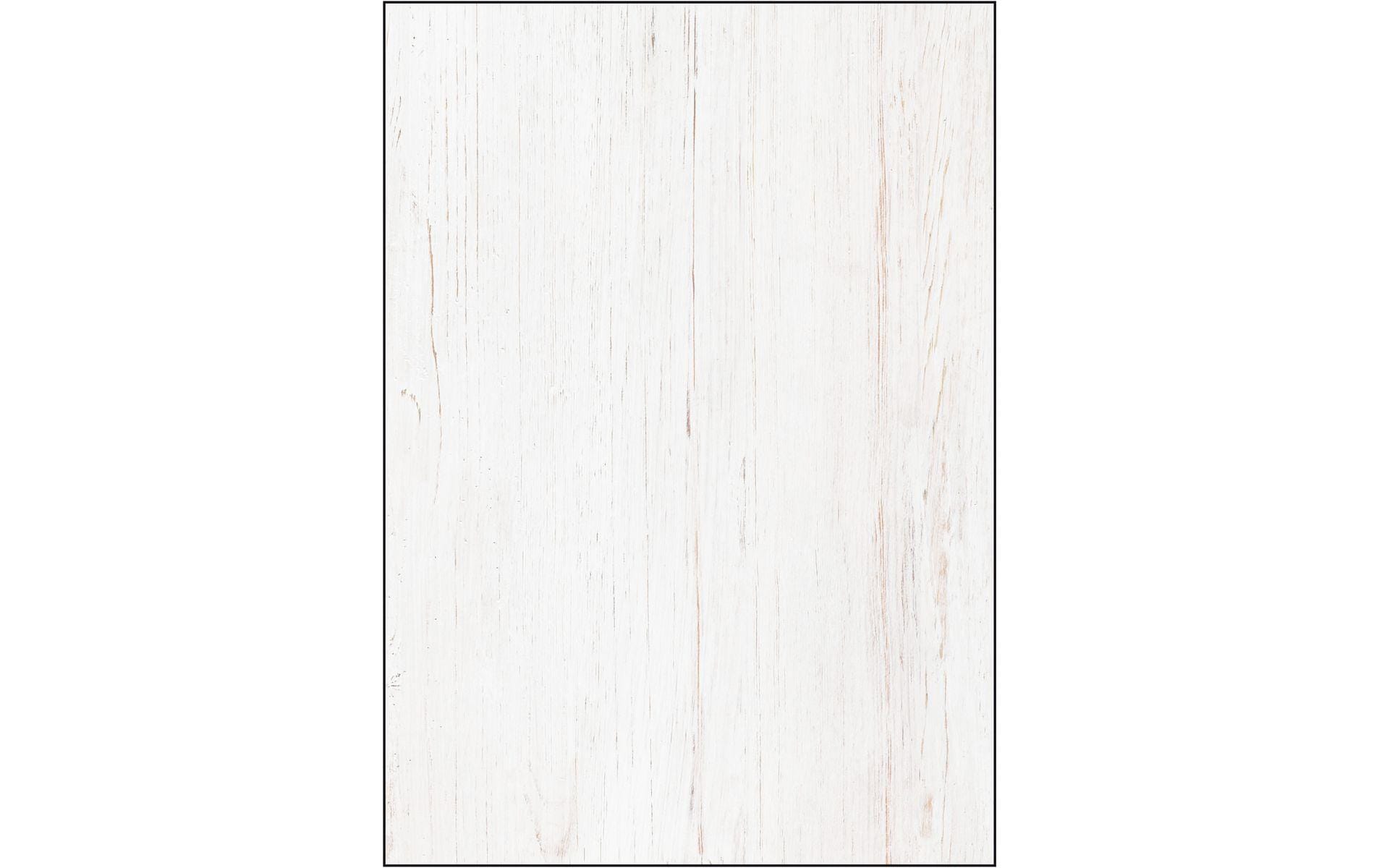 Sigel Motivpapier Holz A4, 200 g, 50 Blatt, Weiss