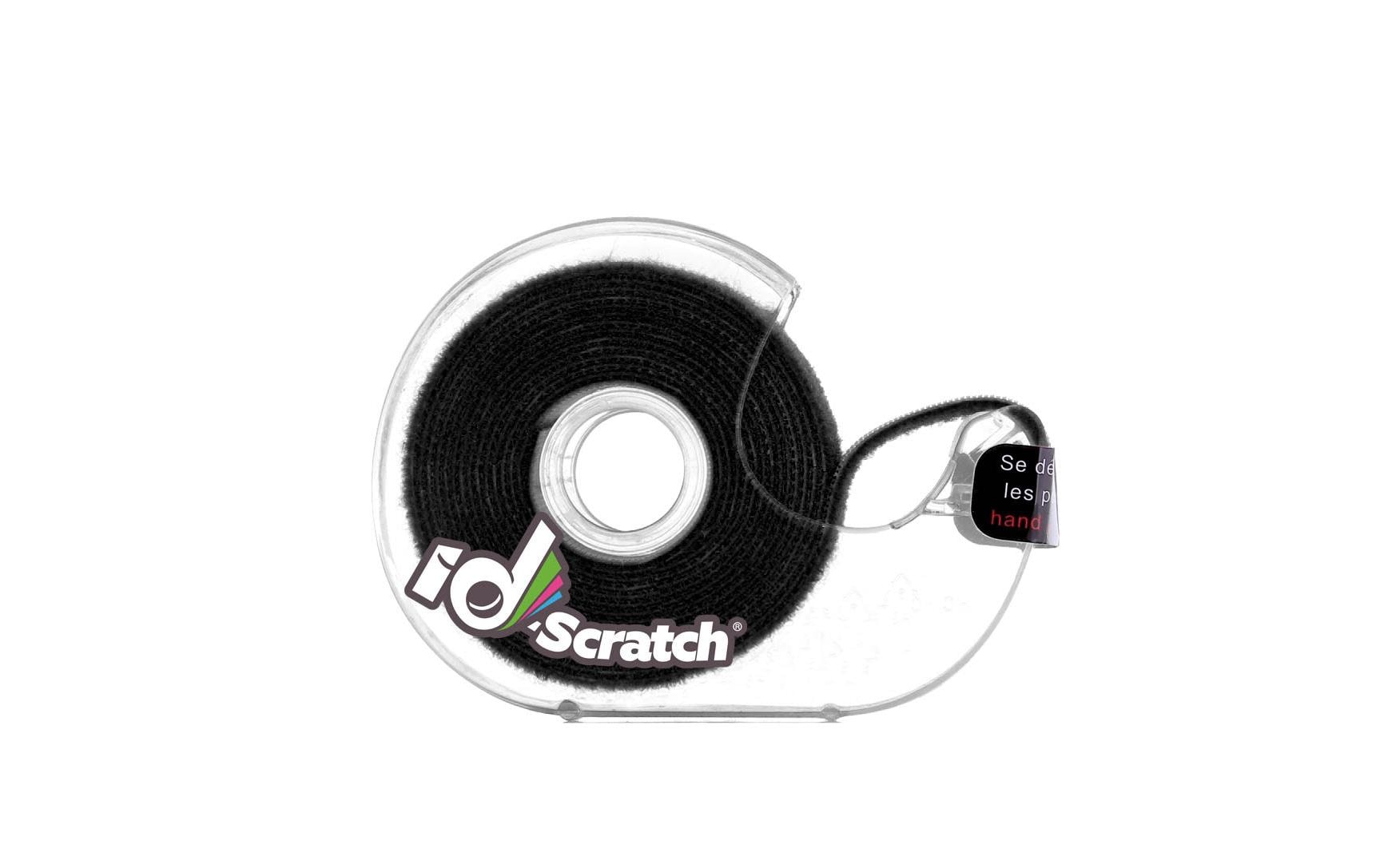 Patchsee Klettband-Box ID-SCRATCH Dispender Box Schwarz