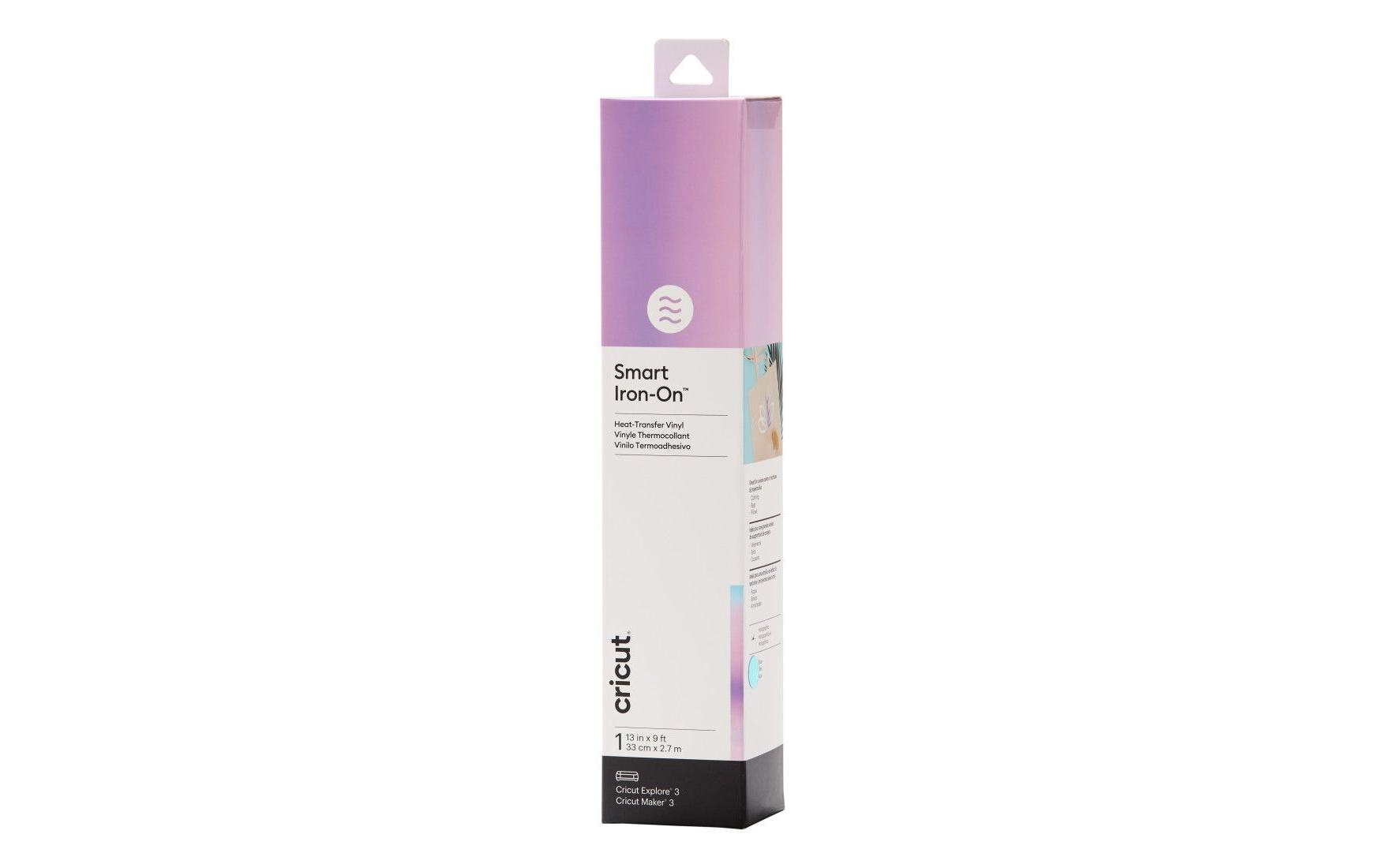 Cricut Aufbügelfolie Smart Holo 33 x 273 cm, 1 Stück, Blau