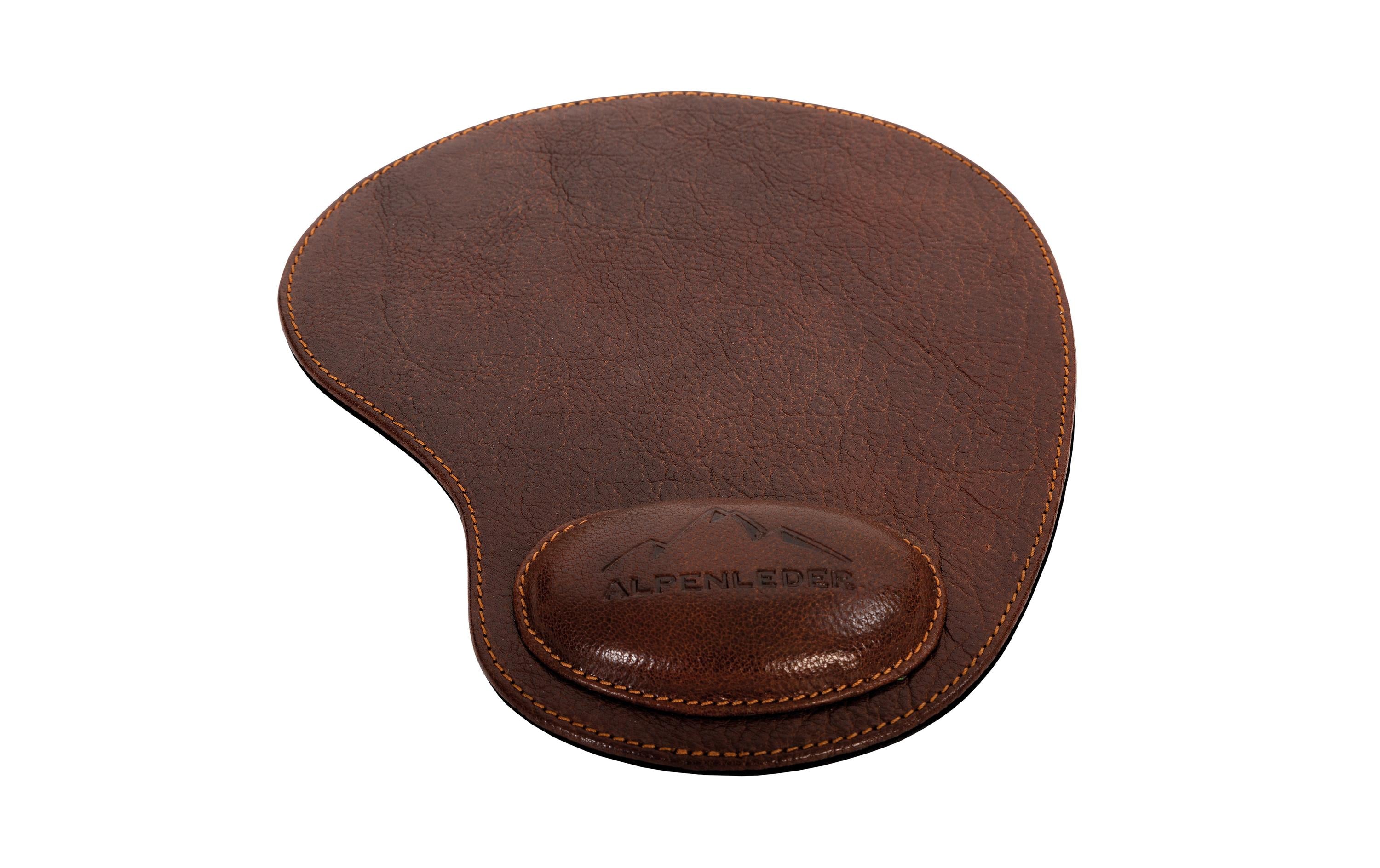 Alpenleder Mausmatte Salem Brandy