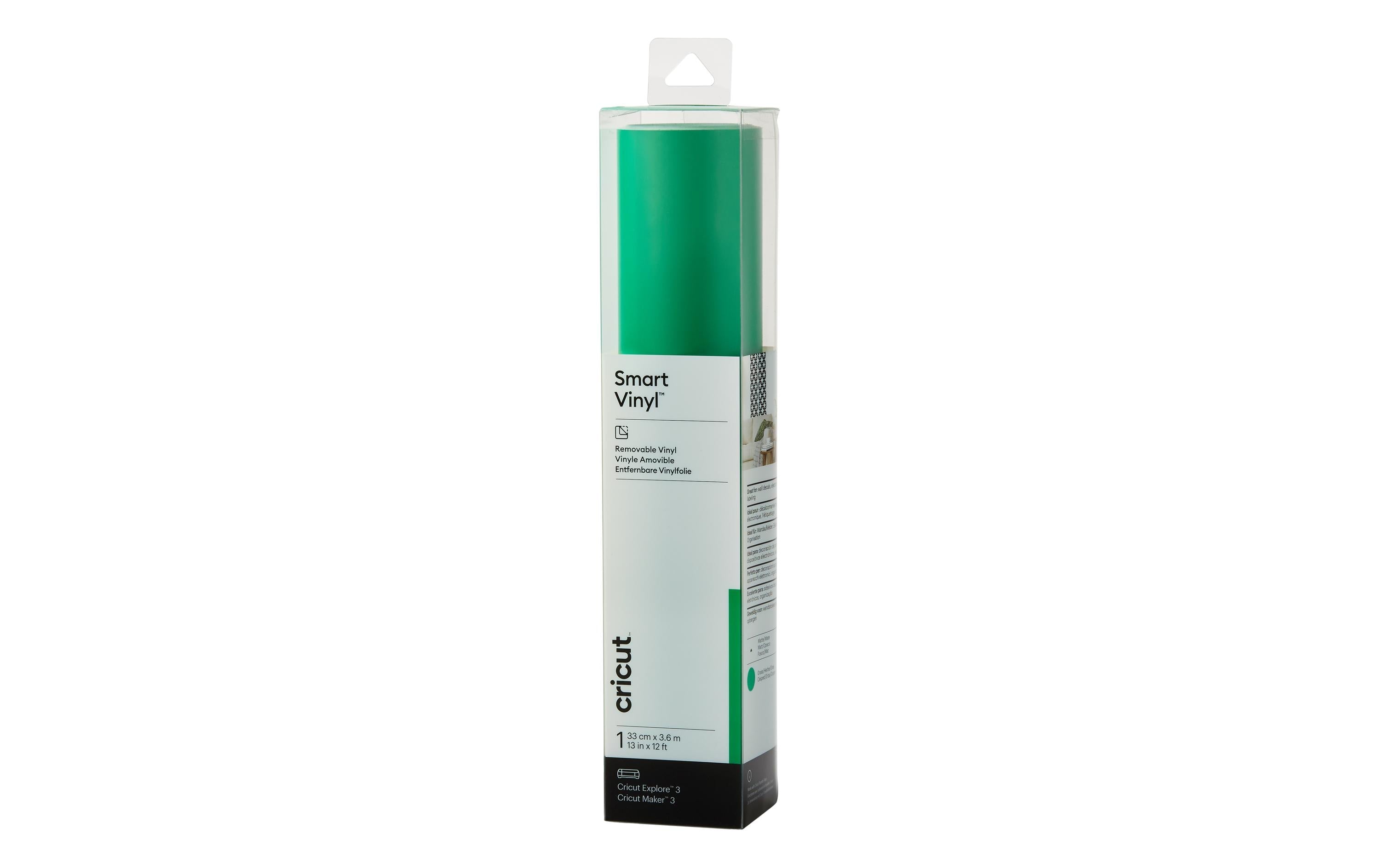 Cricut Vinylfolie Smart ablösbar 33 x 366 cm, 1 Stück, Grün