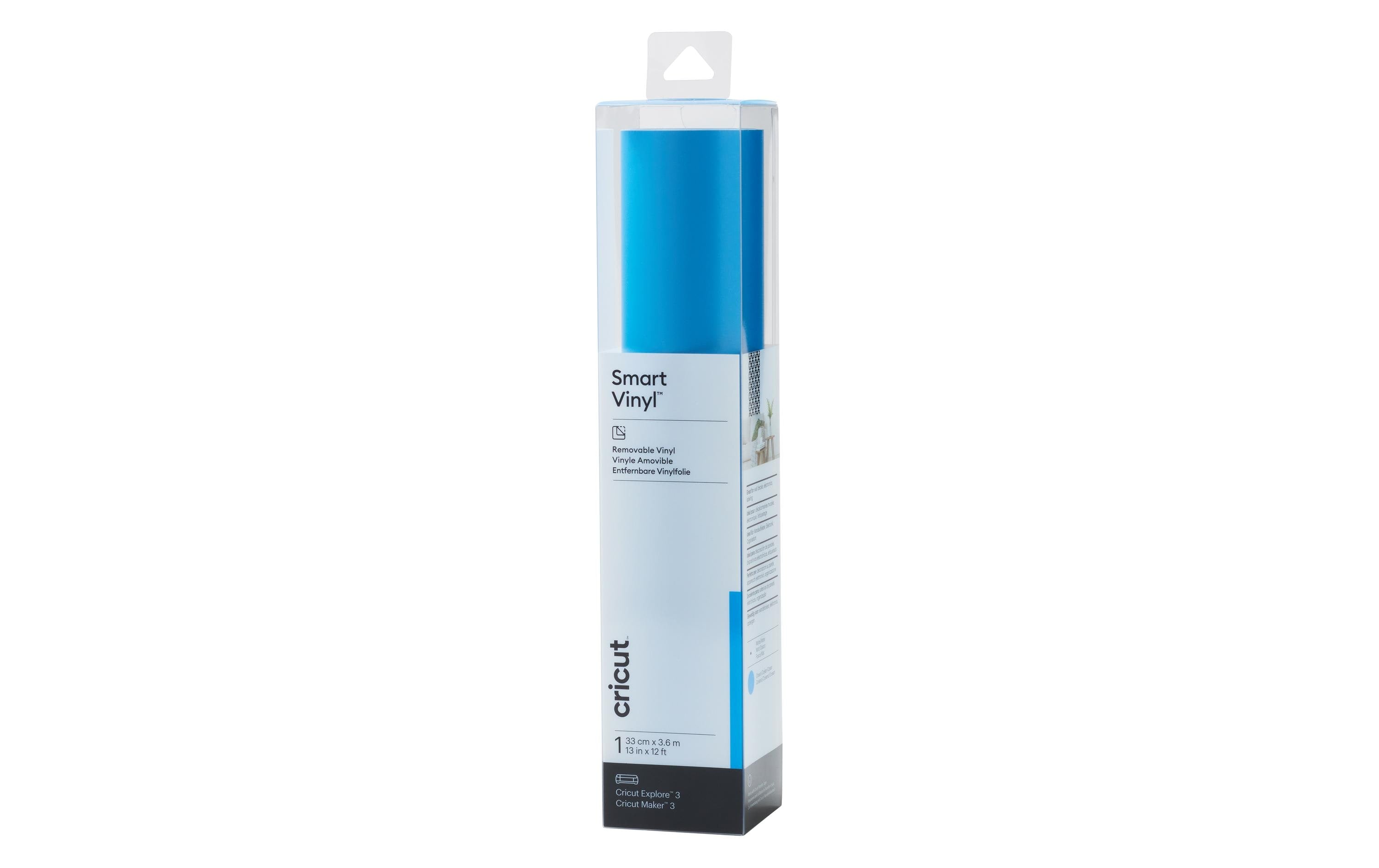 Cricut Vinylfolie Smart ablösbar 33 x 366 cm, 1 Stück, Hellblau