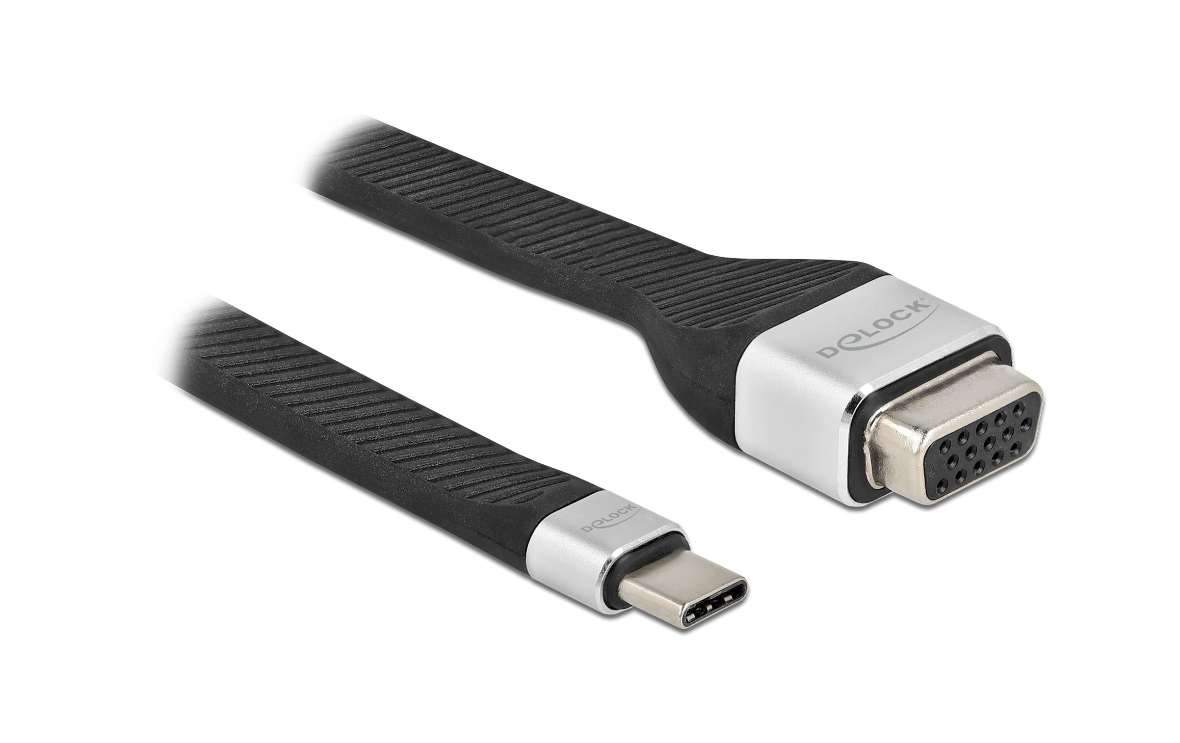 Delock Adapter FPC Flachbandkabel USB Type-C - VGA