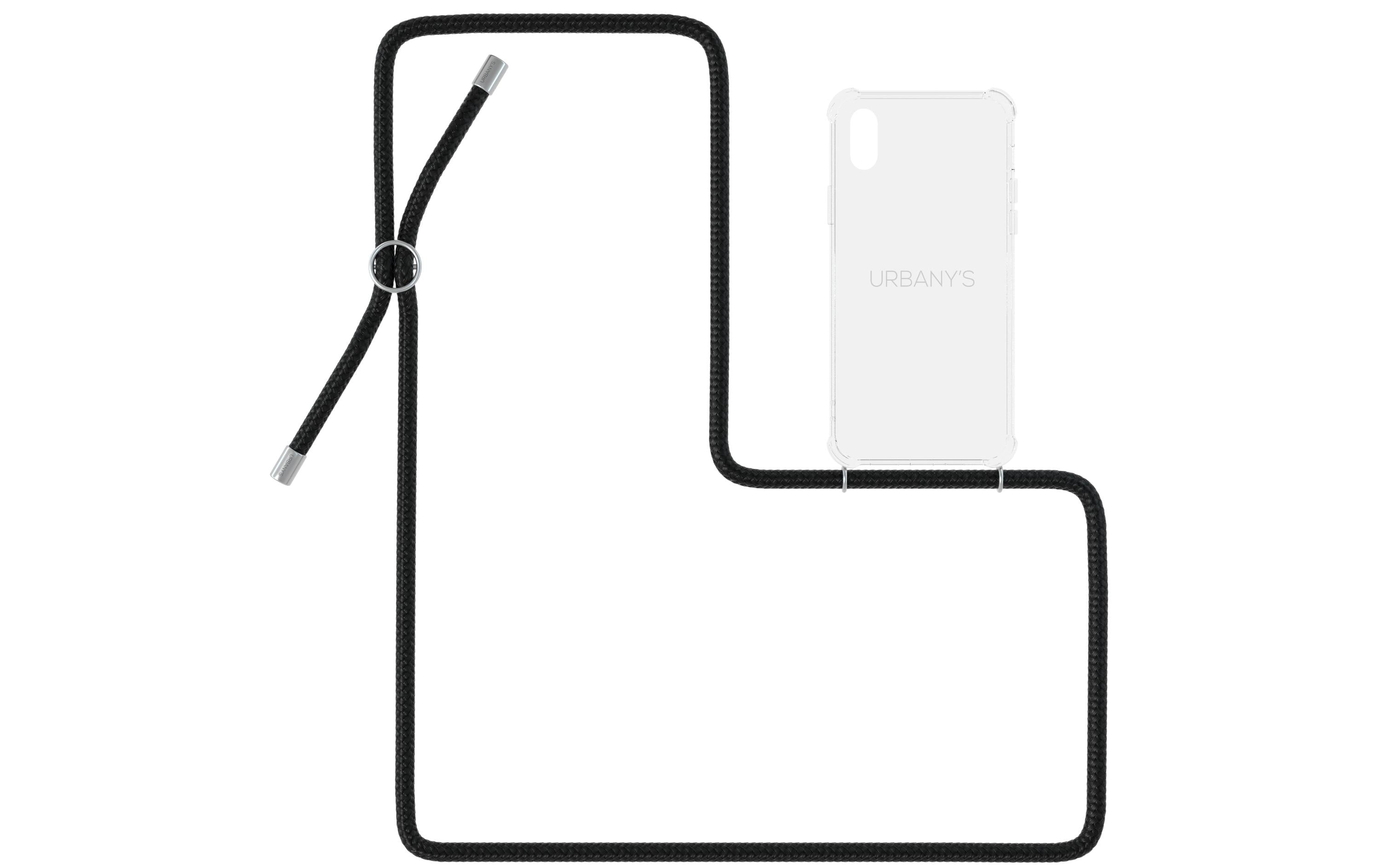 Urbany's Necklace Case iPhone X/XS Night Owl Transparent