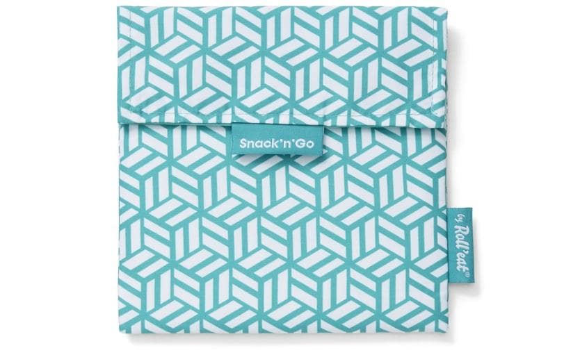 Roll'eat Lunchbeutel SnacknGo-Tiles 18 cm x 18 cm, Mint