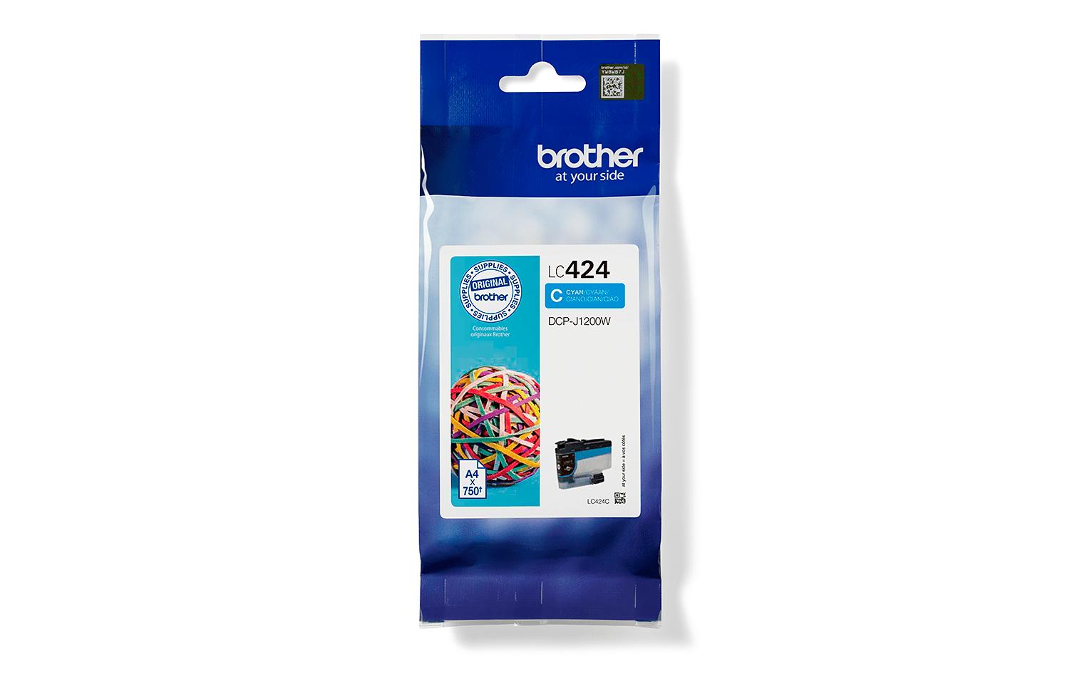 Brother Tinte LC-424C Cyan
