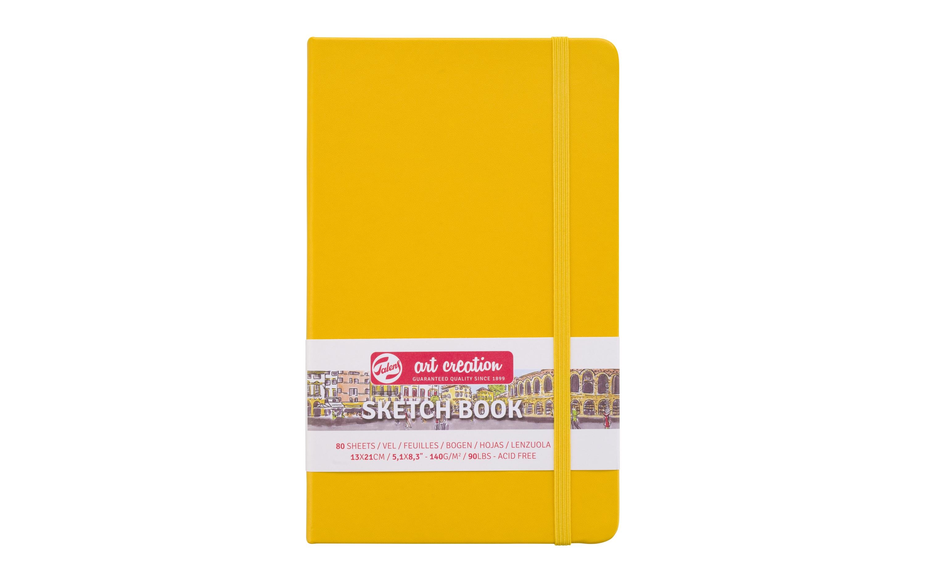 Talens Malbuch 13 x 21 cm Gold Gelb