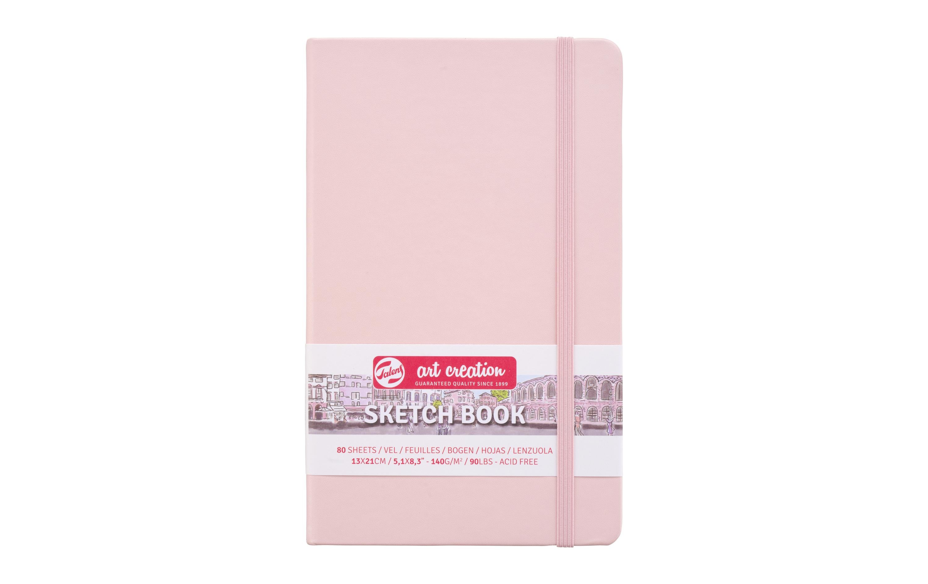 Talens Malbuch 13 x 21 cm Pastellrosa