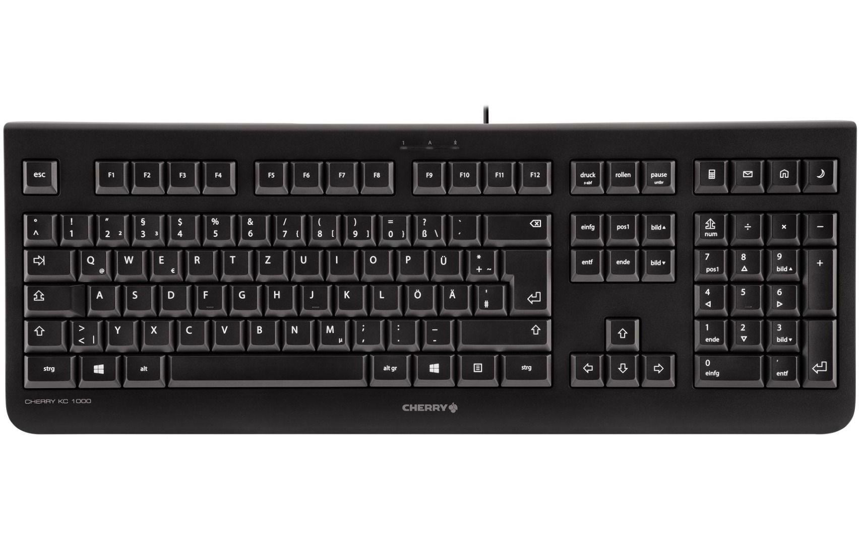 Cherry Tastatur KC 1000 Schwarz