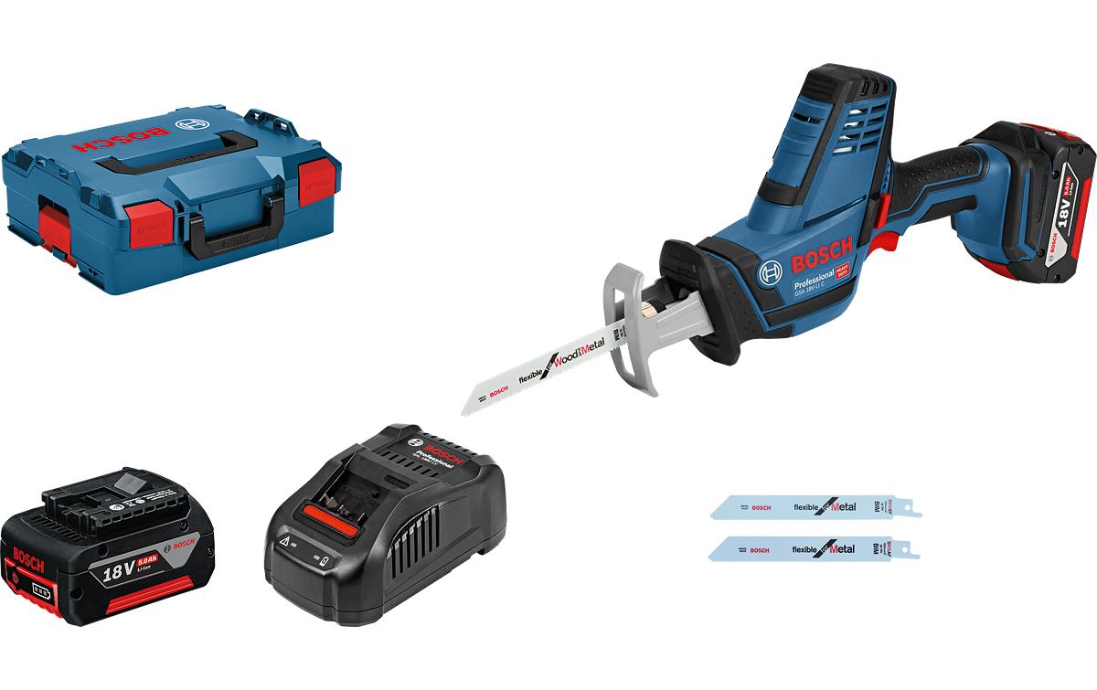 Bosch Professional Akku-Säbelsäge GSA 18 V-LI C Kit L-Boxx