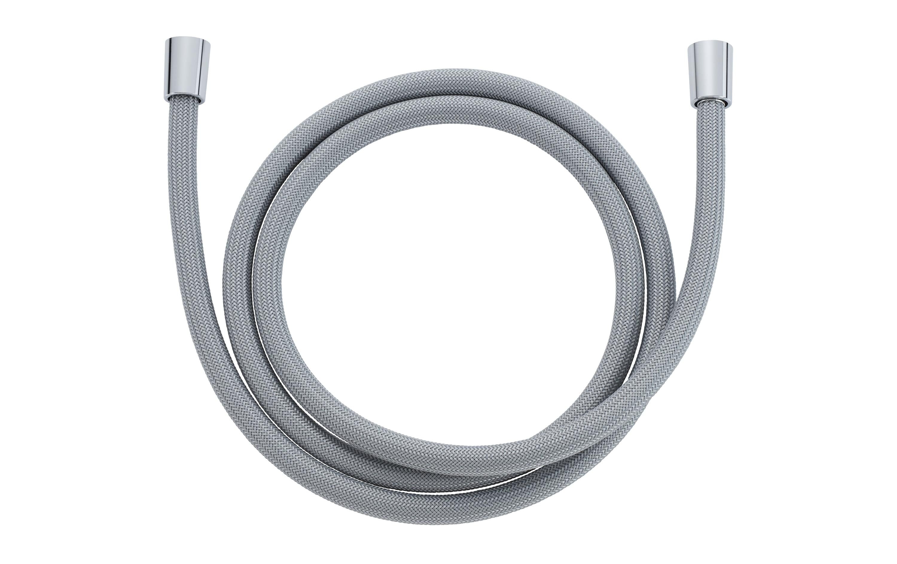 diaqua® Duschbrauseschlauch CHROMALUX Zero, Silbergrau 200 cm