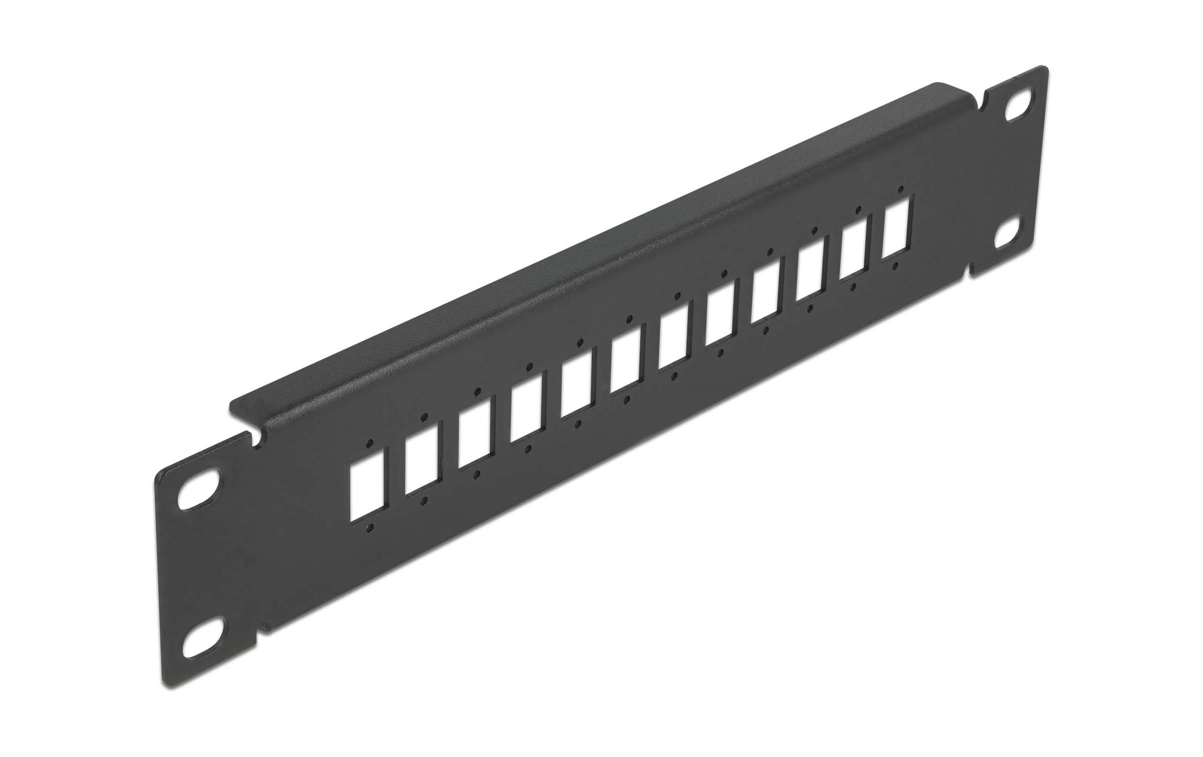 Delock Verteilerplatte 10″ LWL Patchpanel 12 Port für SC / LC