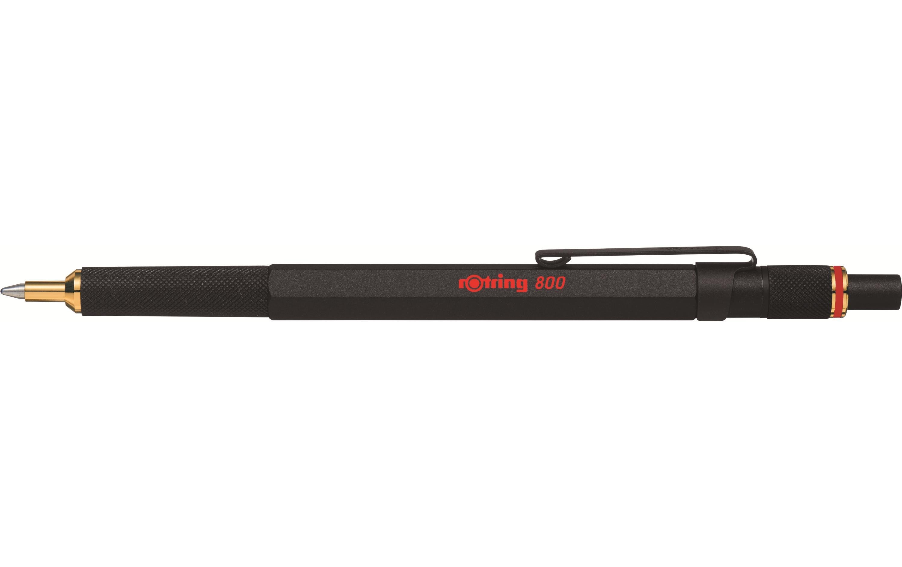 Rotring Kugelschreiber 800 Medium (M), Gold/Schwarz