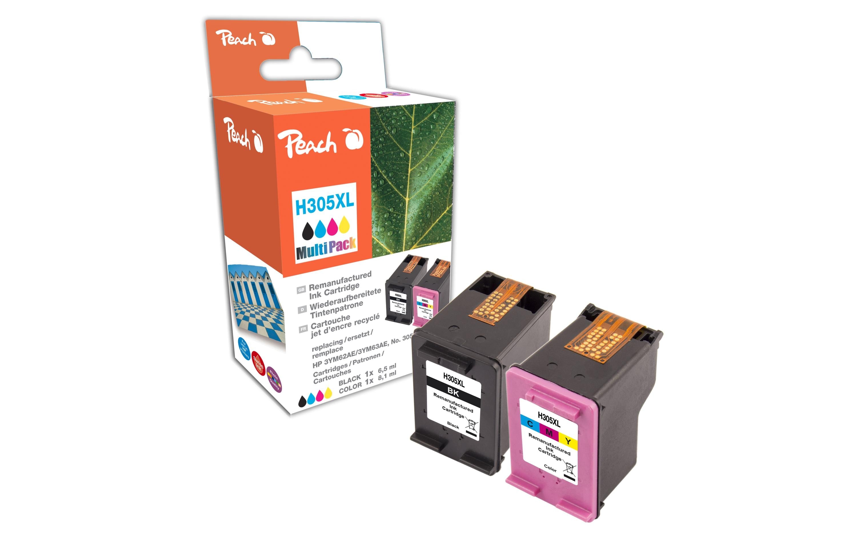 Peach Tinte HP Nr. 305XL / 6ZA94AE 1x Black, 1x Color