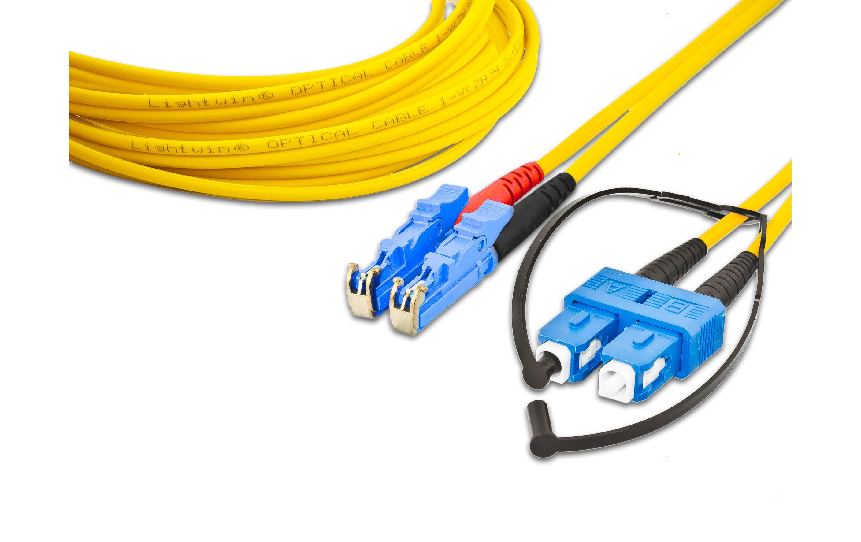 Lightwin LWL-Patchkabel Singlemode, LSH – SC, OS2, Duplex, 5 m