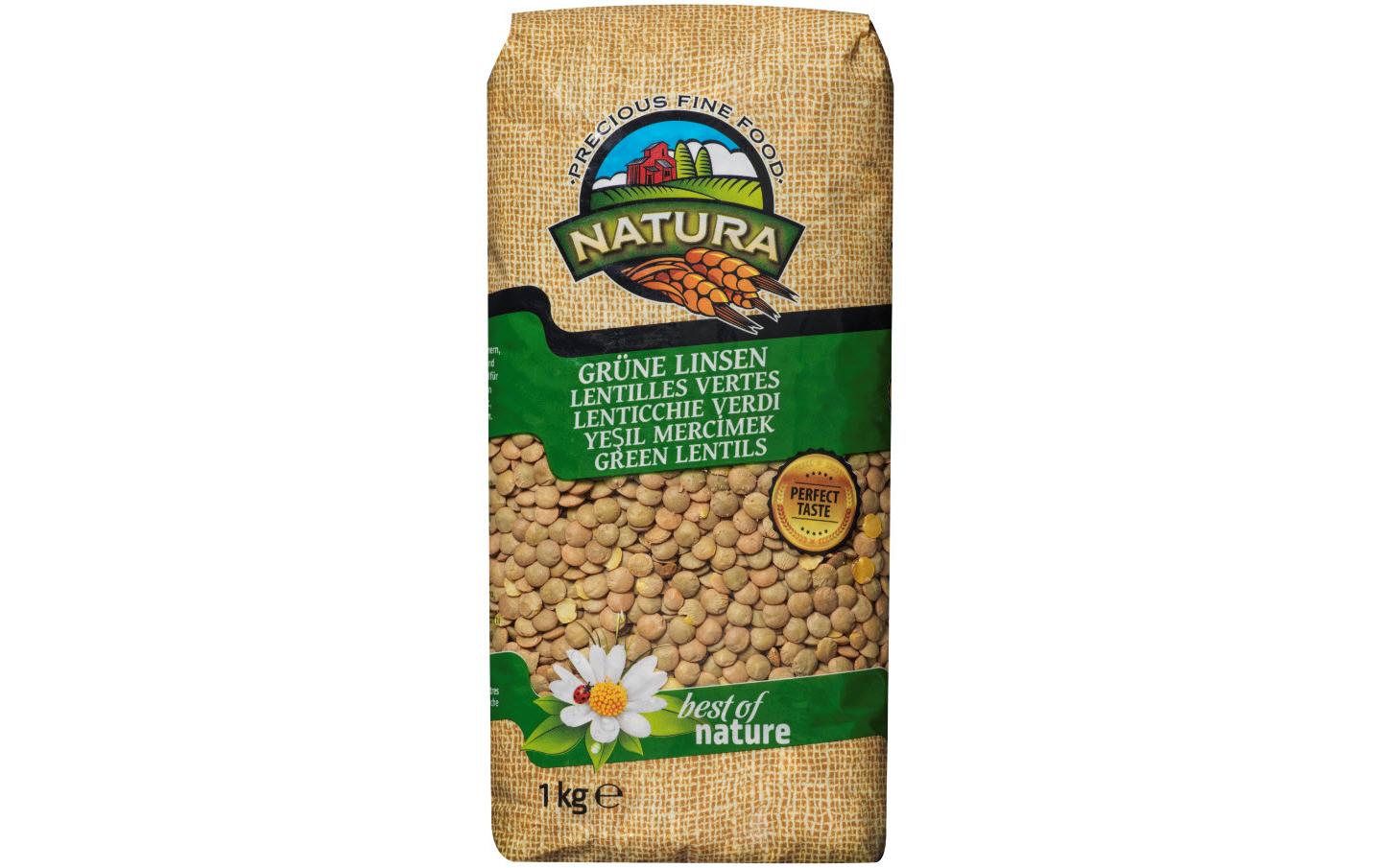 Natura Grüne Linsen 1 kg