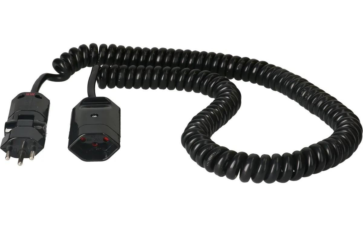 Max Hauri Verlängerungskabel 3.5 m T13 - T12 ClipClap, Schwarz