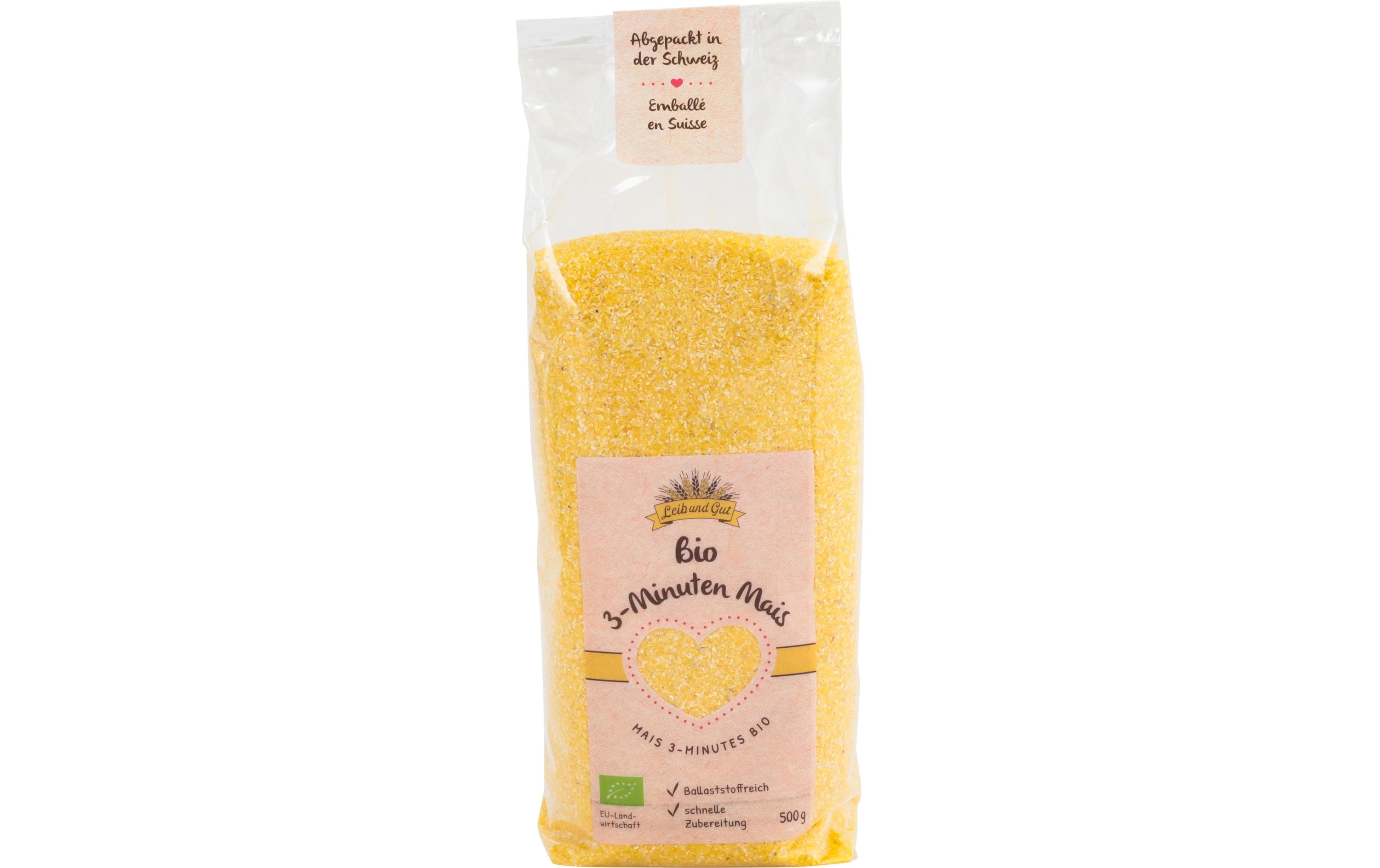 Leib und Gut Bio 3-Minuten Mais 500 g