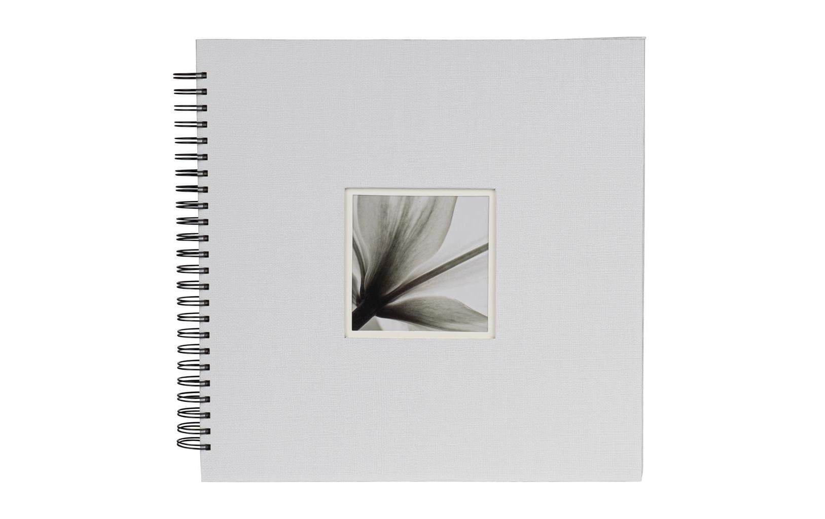 Dörr Fotoalbum Unitex Spiralalbum 34 x 34 cm, Weiss
