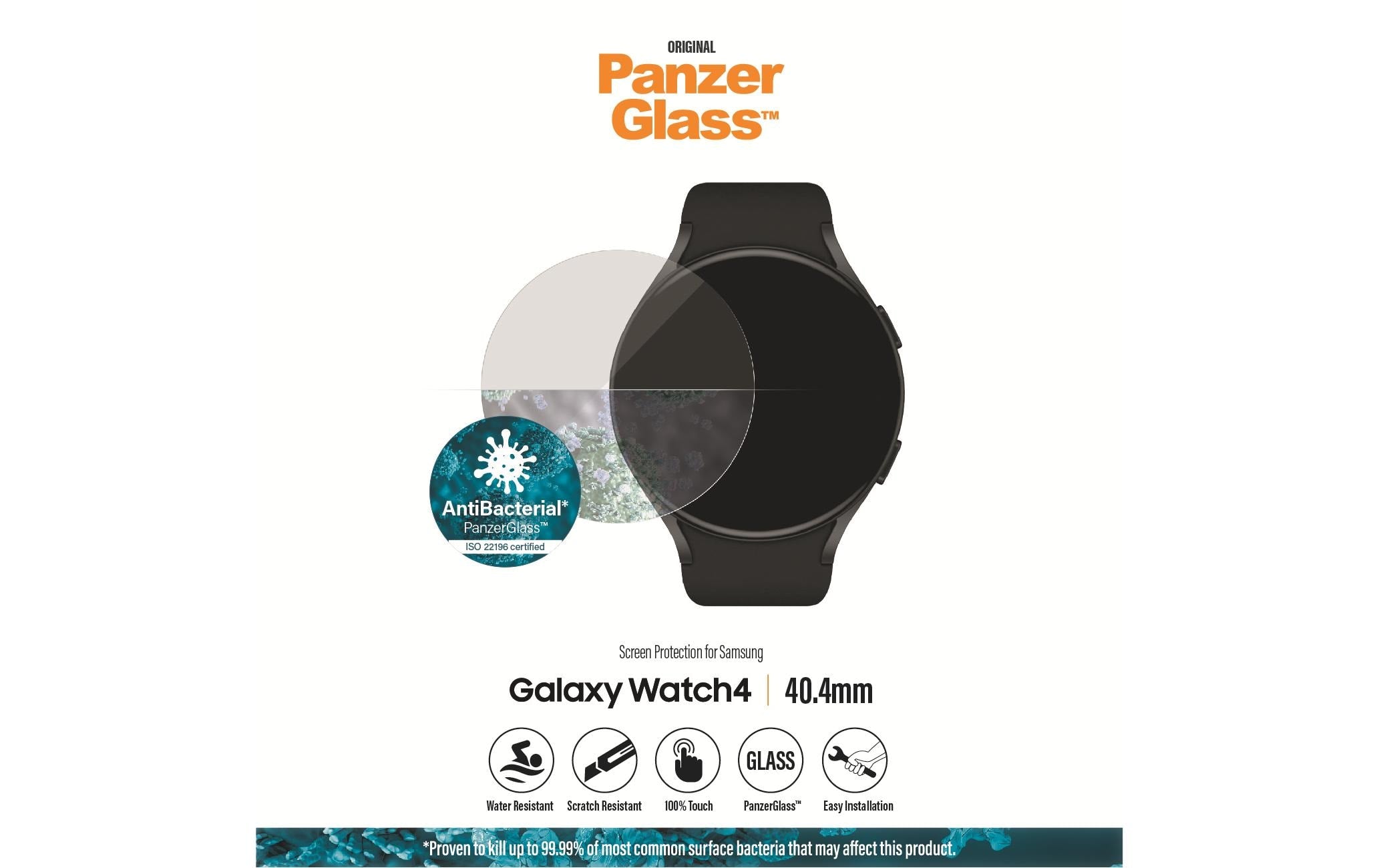 Panzerglass Displayschutz Samsung Galaxy Watch 4 (40.4 mm)