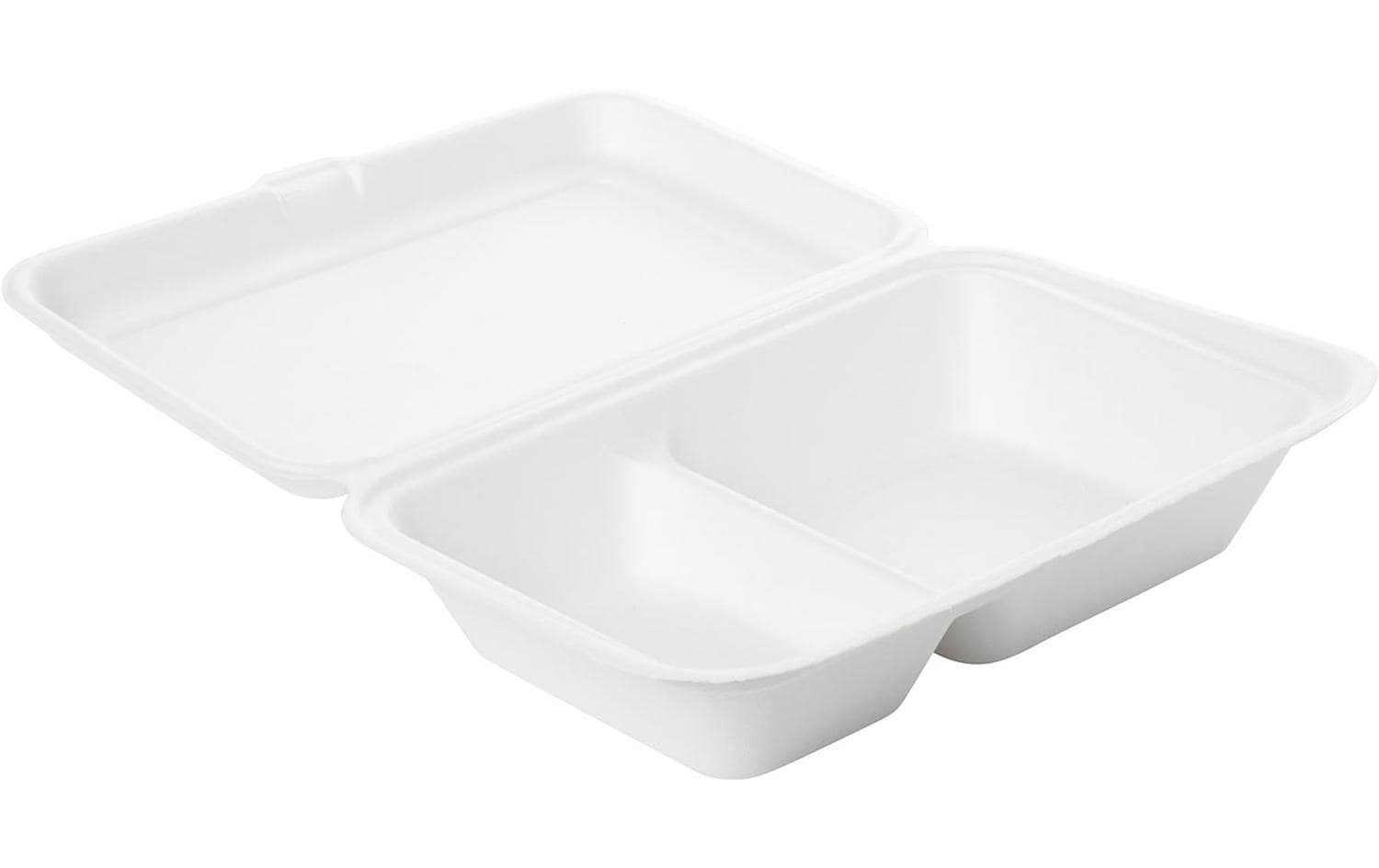BioPak Menübox 2-Teilung 770 ml, 50 Stück
